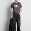 T-Shirt mit Tokyo-Street-Grafik T-Shirt mit Tokyo-Street-Grafik