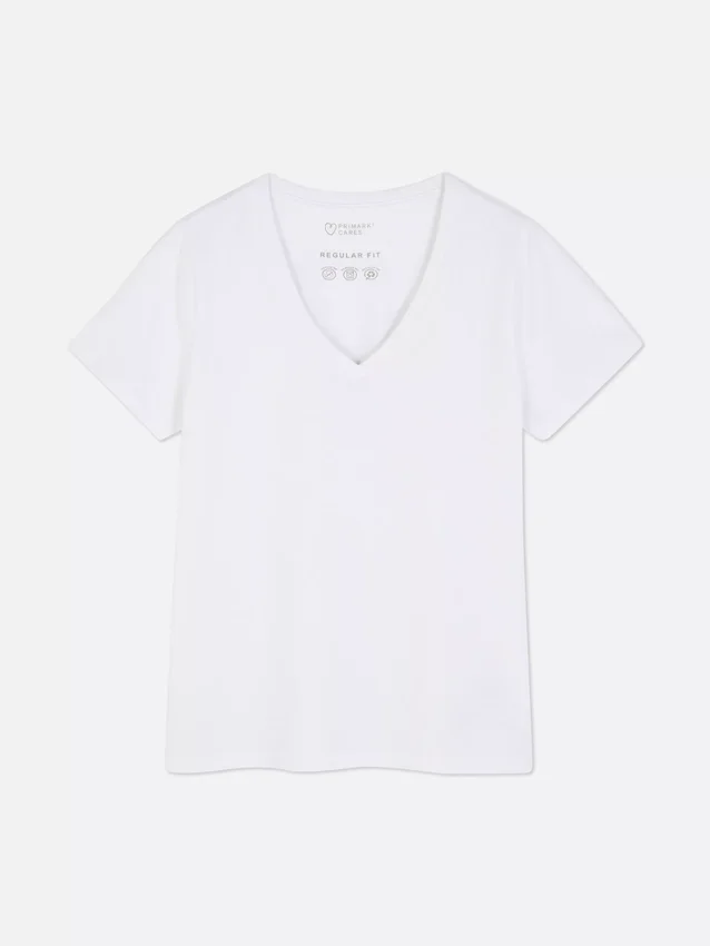 T-Shirt mit V-Ausschnitt T-Shirt mit V-Ausschnitt