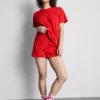 T-Shirt- und Shorts-Schlafanzug T-Shirt- und Shorts-Schlafanzug
