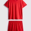 T-Shirt- und Shorts-Schlafanzug T-Shirt- und Shorts-Schlafanzug