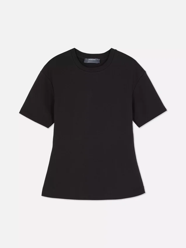Tailliertes, schweres T-Shirt Tailliertes, schweres T-Shirt