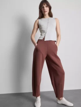 Tanktop mit Knopfleiste aus baumwollreichem Material