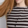Tanktop mit Knopfleiste aus baumwollreichem Material