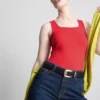 Tanktop mit quadratischem Ausschnitt Tanktop mit quadratischem Ausschnitt