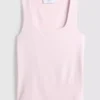 Tanktop mit quadratischem Ausschnitt
