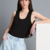 Tanktop mit U-Ausschnitt und Racerback Tanktop mit U-Ausschnitt und Racerback