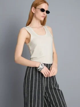 Tanktop mit U-Ausschnitt und Racerback