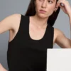 Tanktop mit U-Ausschnitt und Racerback Tanktop mit U-Ausschnitt und Racerback
