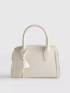 Tasche mit Krokodil-Optik