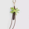 Taschenanhänger mit Palmenmotiv
