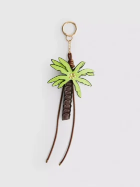 Taschenanhänger mit Palmenmotiv
