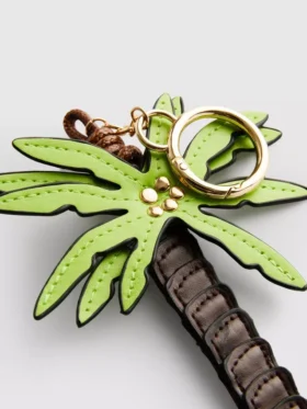 Taschenanhänger mit Palmenmotiv