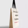 „The Devil Wears Prada“-Canvas-Slogan-Tasche „The Devil Wears Prada“-Canvas-Slogan-Tasche