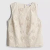 The Edit Baumwoll-Tanktop mit Stickerei
