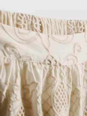 The Edit Bermuda-Shorts aus Baumwolle mit Stickerei