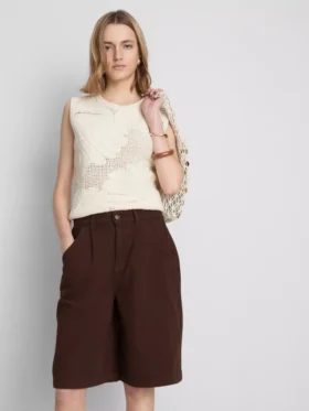 The Edit Bermudashorts aus Baumwolle
