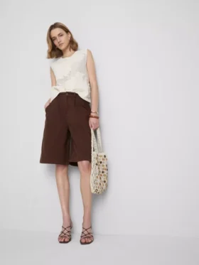 The Edit Bermudashorts aus Baumwolle