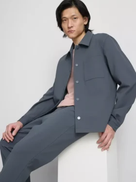 The Edit Jacke mit Piqué-Kragen The Edit Jacke mit Piqué-Kragen