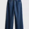 The Edit Straight-Leg-Jeans aus Baumwoll-Denim The Edit Straight-Leg-Jeans aus Baumwoll-Denim