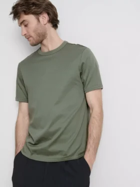 The Edit T-Shirt aus merzerisiertem Stoff in Slim-Fit-Passform