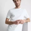 The Edit T-Shirt aus merzerisiertem Stoff in Slim-Fit-Passform The Edit T-Shirt aus merzerisiertem Stoff in Slim-Fit-Passform