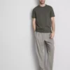 The Edit T-Shirt aus merzerisiertem Stoff in Slim-Fit-Passform The Edit T-Shirt aus merzerisiertem Stoff in Slim-Fit-Passform