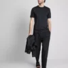 The Edit T-Shirt aus merzerisiertem Stoff in Slim-Fit-Passform The Edit T-Shirt aus merzerisiertem Stoff in Slim-Fit-Passform