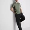 The Edit T-Shirt aus merzerisiertem Stoff in Slim-Fit-Passform The Edit T-Shirt aus merzerisiertem Stoff in Slim-Fit-Passform
