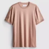 The Edit T-Shirt aus merzerisiertem Stoff in Slim-Fit-Passform The Edit T-Shirt aus merzerisiertem Stoff in Slim-Fit-Passform