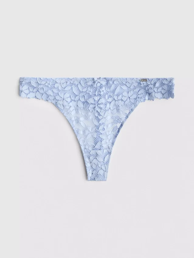 The Edit Tanga aus floraler Spitze The Edit Tanga aus floraler Spitze