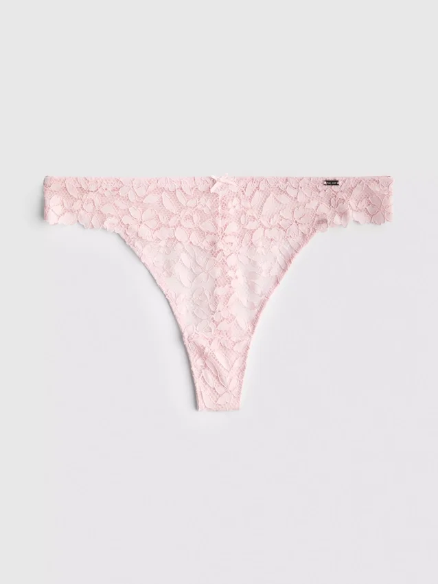 The Edit Tanga aus floraler Spitze The Edit Tanga aus floraler Spitze
