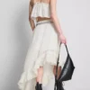 The Primark Scene | Asymmetrischer Maxirock mit Stickerei The Primark Scene | Asymmetrischer Maxirock mit Stickerei
