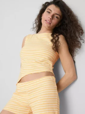 The Primark Scene | Asymmetrisches gestreiftes Tanktop