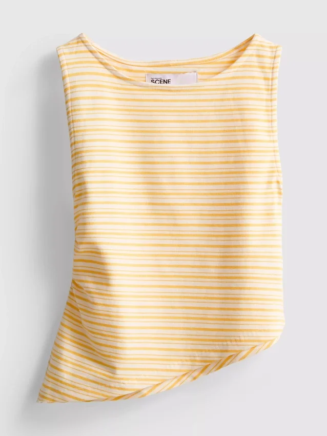 The Primark Scene | Asymmetrisches gestreiftes Tanktop The Primark Scene | Asymmetrisches gestreiftes Tanktop
