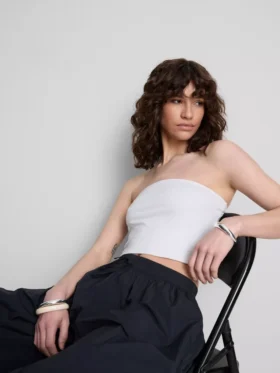 The Primark Scene | Bandeau-Top aus baumwollreichem Jersey