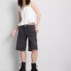 The Primark Scene | Baumwoll-Jeansshorts mit Nieten The Primark Scene | Baumwoll-Jeansshorts mit Nieten