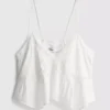 The Primark Scene | Baumwoll-Top mit Broderie-Muster, V-Ausschnitt und Trägern The Primark Scene | Baumwoll-Top mit Broderie-Muster, V-Ausschnitt und Trägern