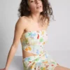 The Primark Scene | Bedrucktes, geschwungenes Bandeau-Top The Primark Scene | Bedrucktes, geschwungenes Bandeau-Top