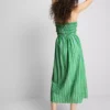 The Primark Scene | Gerafftes gestreiftes Bandeau-Midi-Kleid The Primark Scene | Gerafftes gestreiftes Bandeau-Midi-Kleid