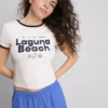 The Primark Scene | Kurzes „Laguna Beach“-Baby-T-Shirt