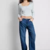 The Primark Scene | Low-Rise-Jeans mit geradem Bein The Primark Scene | Low-Rise-Jeans mit geradem Bein