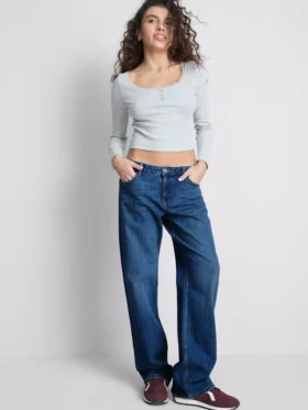 The Primark Scene | Low-Rise-Jeans mit geradem Bein