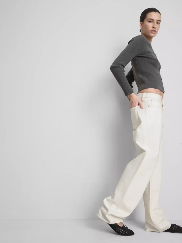 The Primark Scene | Low-Rise-Jeans mit geradem Bein The Primark Scene | Low-Rise-Jeans mit geradem Bein