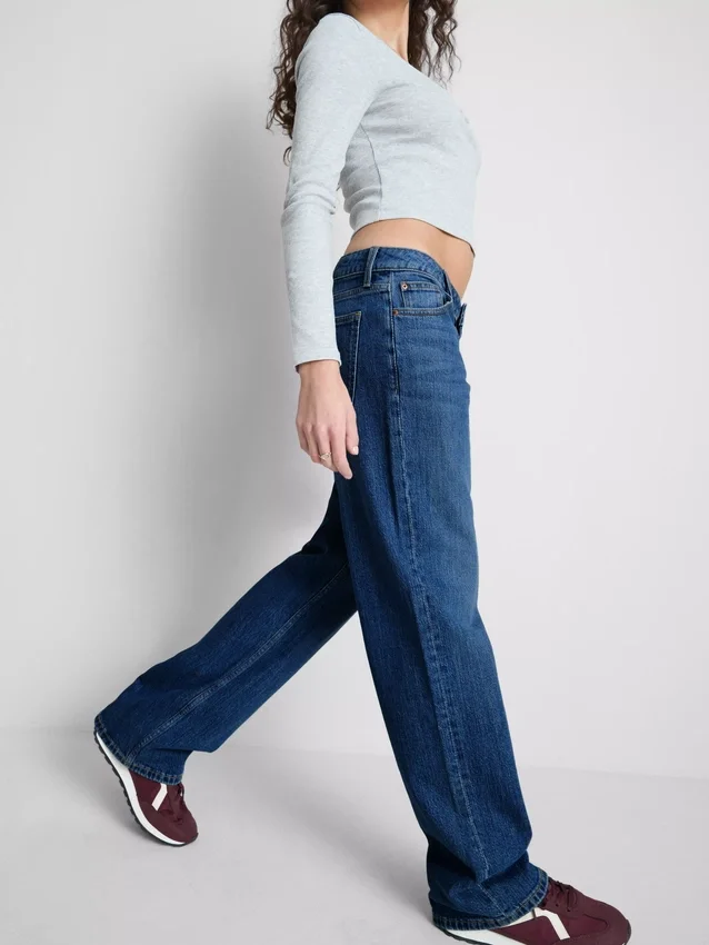 The Primark Scene | Low-Rise-Jeans mit geradem Bein The Primark Scene | Low-Rise-Jeans mit geradem Bein