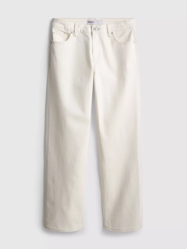 The Primark Scene | Low-Rise-Jeans mit geradem Bein The Primark Scene | Low-Rise-Jeans mit geradem Bein
