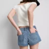 The Primark Scene | Micro-Shorts aus Baumwoll-Denim The Primark Scene | Micro-Shorts aus Baumwoll-Denim