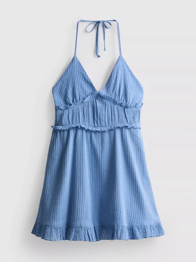 The Primark Scene | Minikleid mit Knitter-Rüschen The Primark Scene | Minikleid mit Knitter-Rüschen