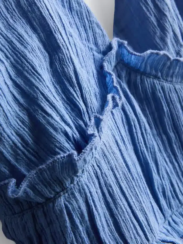The Primark Scene | Minikleid mit Knitter-Rüschen The Primark Scene | Minikleid mit Knitter-Rüschen