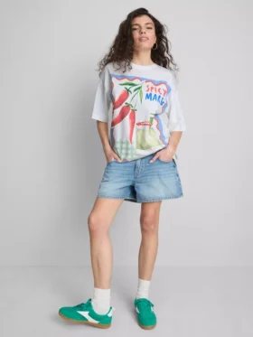 The Primark Scene | Oversized-Baumwoll-T-Shirt „Margarita“