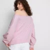The Primark Scene | Sweatshirt mit Slogan und schulterfreiem Ausschnitt The Primark Scene | Sweatshirt mit Slogan und schulterfreiem Ausschnitt